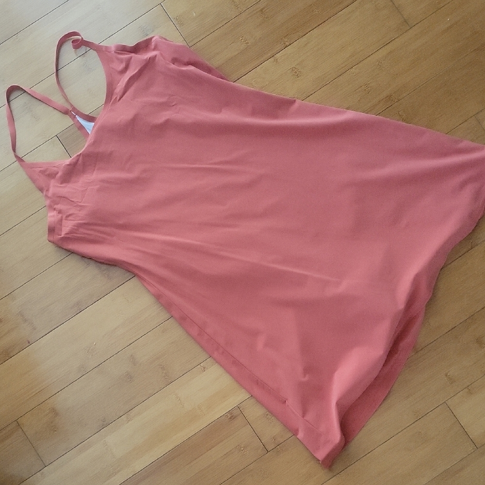 Coral Sleeveless Dress